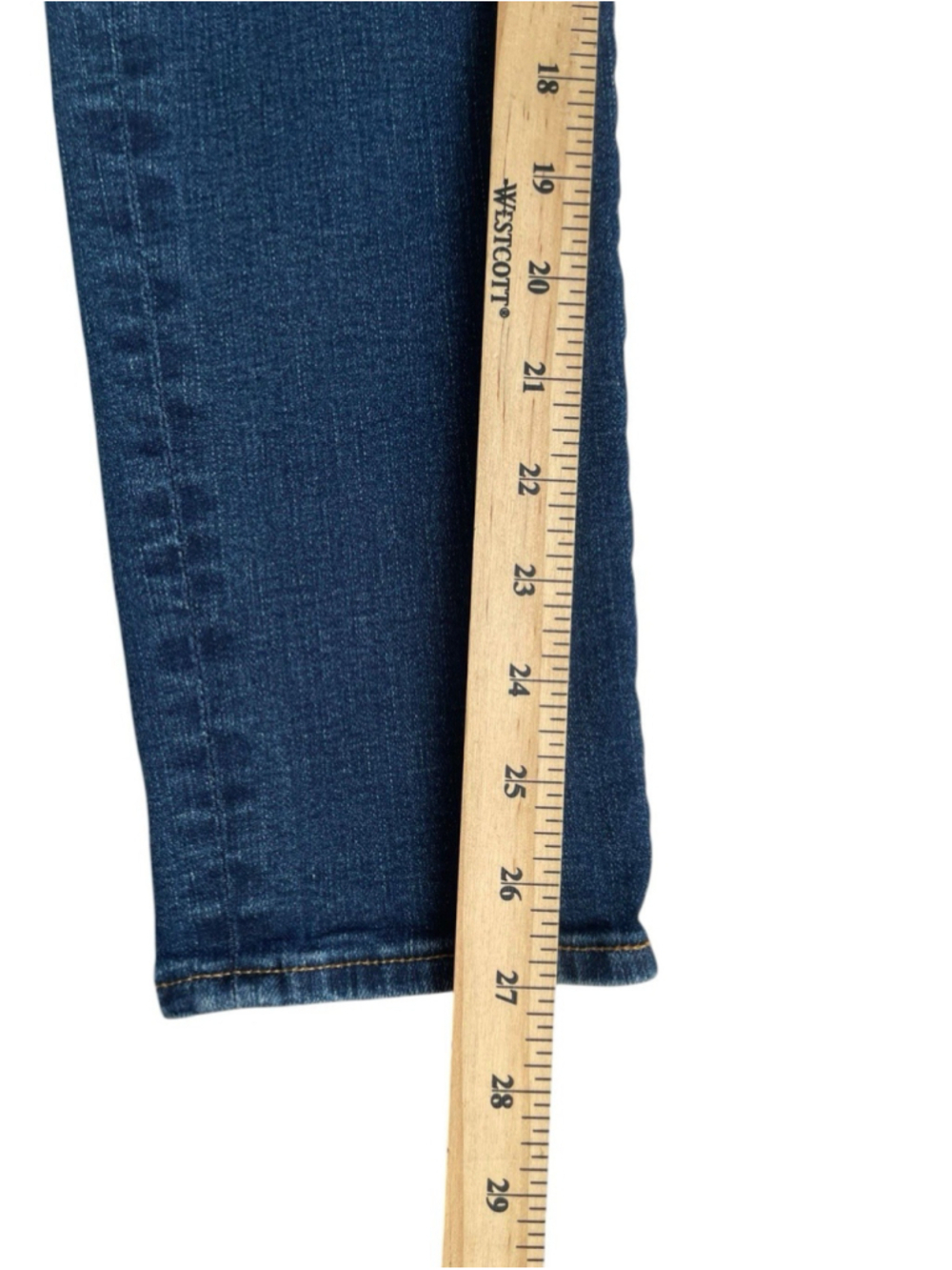 AG Adriano Goldschmied Stevie Ankle Jeans 30 Slim Straight Medium Wash Stretch - Picture 9 of 10